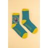 A-Z Ankle Sock Letter S