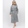 Nicole Robe Black Print