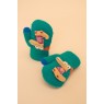 Powder Pals Mittens Smiley Croc Aqua