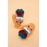 powder Pals Mittens Reindeer Mustard