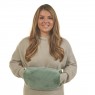 Aroma Home Green Fleece 3 in 1 Hot Water Bottle Body Wrap