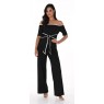 Frank Lyman Jumpsuit Black/Off White