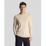 Lyle & Scott Tonal Eagle Cotton Crew Neck Jumper