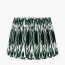 45cm Green Ikat Tapered Shade