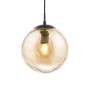 Ripple Champagne Glass Spherical Shade