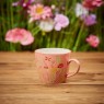 Mug Coral Floral Ceramic