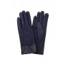 Aldina-Suedette Gloves with soft PU & Loop Detail with Screen Touch