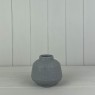 Satchville Glazed Grey Vase 9.5cm
