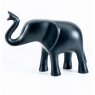 Tilnar Elephant Trunk Up Xlarge 16cm Matt Black
