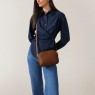 Radley Dukes Place Medium Ziptop Crossbody Saddle