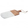 Monzaro Rectangular Marble & Acacia Wood Paddle Board