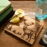 Oak Bar Board-Scenic Stag