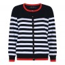 Micha Cardigan Cotton Nautical Stripe