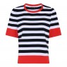 Micha Jumper Cotton Nautical Stripe Knit