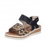 Rieker Animal Print Sandal