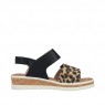 Rieker Animal Print Sandal