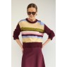 Numph Riette Pixel Stripe Pullover