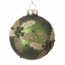 Green Bauble w/Flowers