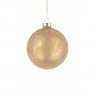 Glass Fabienne Bauble 8cm Rose Gold